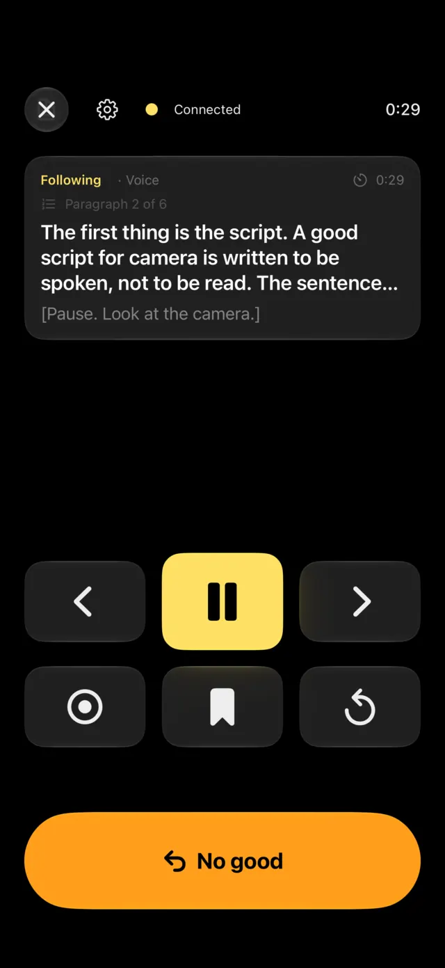 LOIGO usato come telecomando da un altro iPhone.